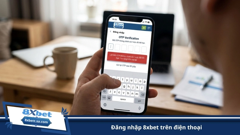 đăng nhập 8xbet trên điện thoại