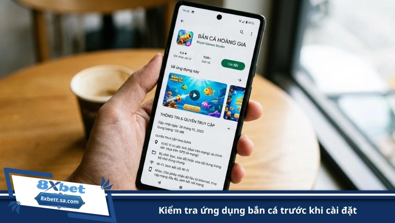 kiểm tra ứng dụng bắn cá trước khi cài đặt