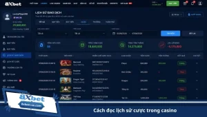cách đọc lịch sử cược trong casino