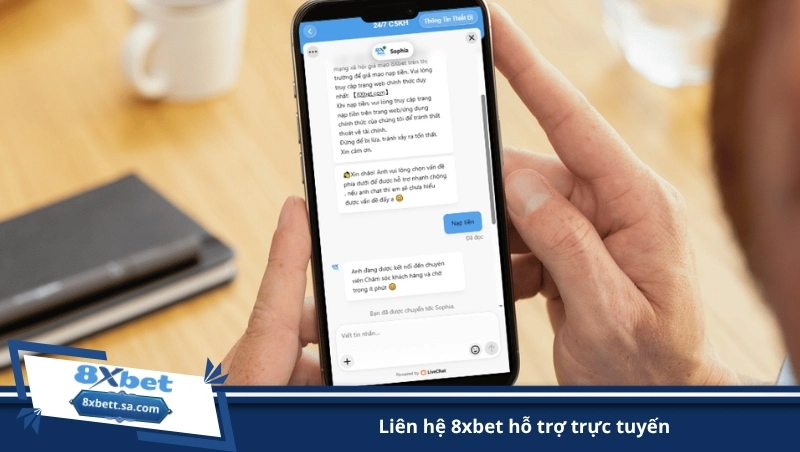 liên hệ 8xbet hỗ trợ trực tuyến