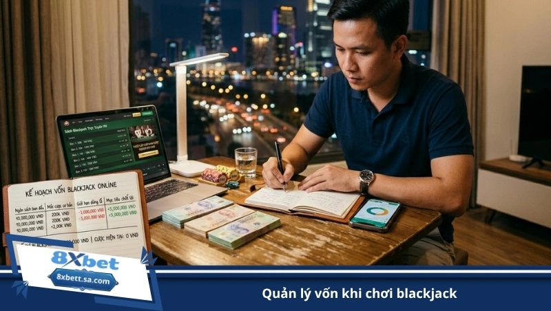 quản lý vốn khi chơi blackjack