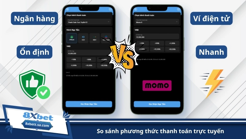 so sánh phương thức thanh toán trực tuyến