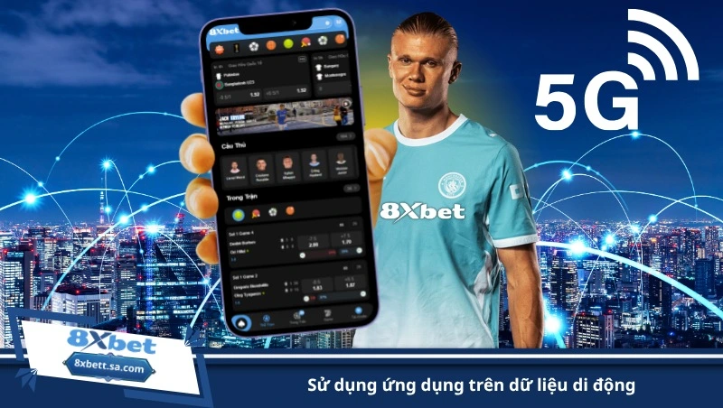 sử dụng ứng dụng trên dữ liệu di động