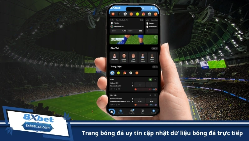trang bóng đá uy tín cập nhật dữ liệu bóng đá trực tiếp