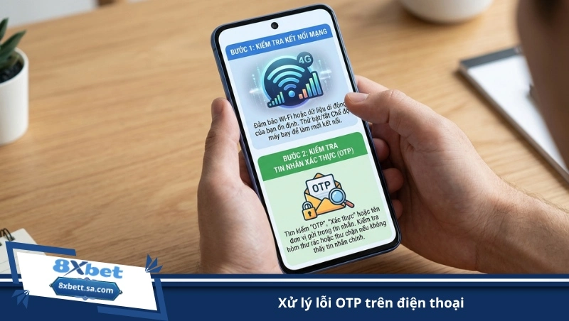 xử lý lỗi OTP trên điện thoại